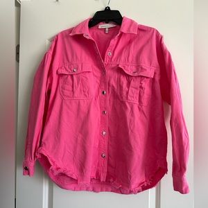LIKE NEW Generation K Women’s Pink Denim Jean Jacket - Size Medium